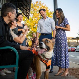 Jon Ossoff Instagram - Summerhill campaigning with Bee Nguyen, our candidate for Secretary of State!

Photo by @_danielschwartz