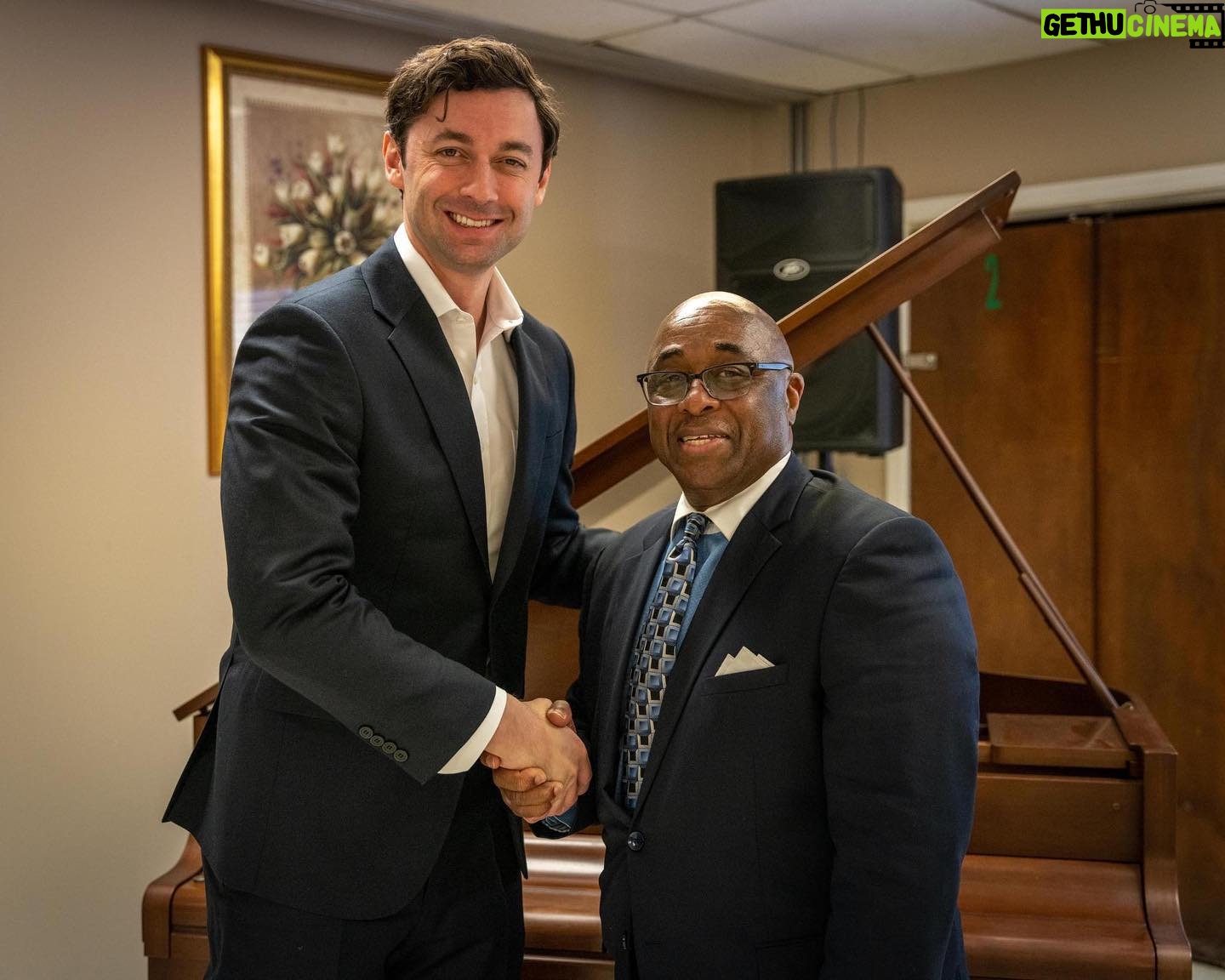 Jon Ossoff - 5.5K Likes - Thank you Pastor Flakes for hosting a roundtable with Columbus-area faith leaders.