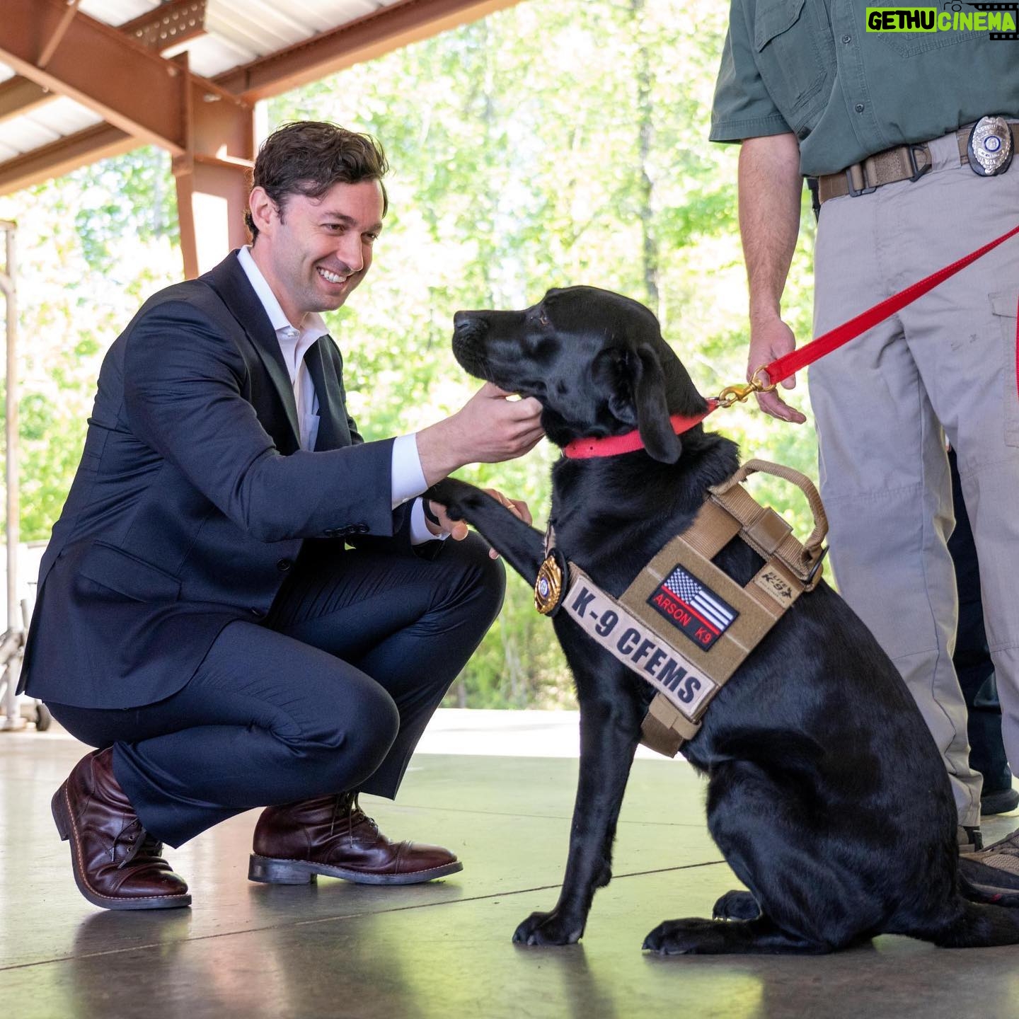 Jon Ossoff - 8.4K Likes - Carter the arson dog is happy the Senate passed the bipartisan Fire Safety Act this week!
