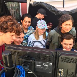 Jon Watts Instagram - K movie’s done! What’d I miss @tomholland2013 @zendaya @tonyrevolori @angourierice @harryholland64 ???