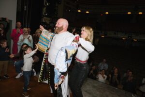 Jonalyn Saxer Instagram - Had the immense pleasure passing on the @actorsequity legacy robe to @jacobkeithwatson last week. It was truly an honor, and it still makes me woozy thinking of the fact that I got to pass on such a historical honor to a member of the broadway revival of Merrily. Full out MT history and though I tried my darnedest to be calm during the moment, I was freaking out internally. The legacy robe continues to be a dream come true. 
Photos 📸 by the always incredible @andyhenderson 
@merrilyonbway