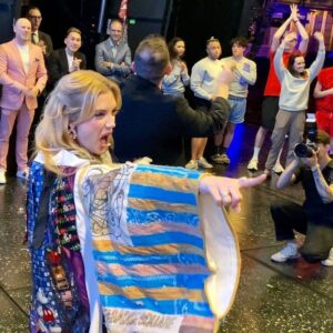 Jonalyn Saxer Instagram - All I can think to say is “wow.” On Tuesday one of my dreams came true. 
The moment I learned what the legacy robe was (many years ago), it was something I dreamed about getting. It is such a huge honor, and I feel so blessed to be a part of this incredible community. 
And this cast. Wow, do they know how to make you feel special. I’m so thrilled to be a part of this family. And all of our creatives who also showed up to celebrate this huge honor, and who lift us all up every single day. I can’t even begin to express my gratitude. 
So I’ll just be over here, still bursting into tears everytime I relive this moment. 
The legacy robe celebrates the ensemble. And if you know me, you know how much pride I have in being in the ensemble and telling the story. With this robe I carry the memories, people, experiences, and lessons learned of all my past shows that got me to this point. To each choreographer, director, and MD that gave me a chance. Each casting office that year after year has had me back, thank you. 
I just f*****g LOVE BROADWAY!