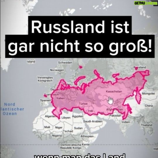 Jonas - 43.5K Likes - Russland ist gar nicht so groß!
#simplicissimus #russland #truesize #länder #weltkarte