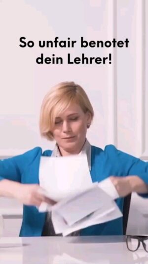 Jonas Instagram - So unfair benotet dein Lehrer! 👀🧑‍🏫 
Habt ihr auch schon mal eine ungerechte Note bekommen?