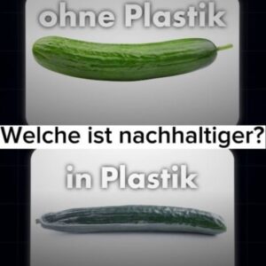 Jonas Instagram - Warum sind Gurken in Plastikfolie nachhaltiger als unverpackte Gurken? 

#simplicissimus #wissenswert #gurke #nachhaltigkeit #nachhaltig #öko #plastik