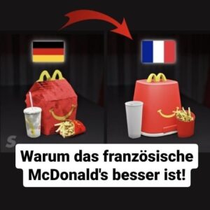 Jonas Instagram - McDonald’s in Frankreich ist anders als in Deutschland. Warum ist das so? Was steckt dahinter?

#mcdonalds #mcdo #deutschland #frankreich #wiederverwendbar #verpackung #wissenswert #simplicissimus