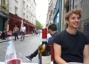 Jonas Bloquet Instagram - enjoying a Parisian night after getting some great news 🎬
