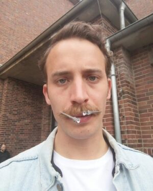 Jonas Bloquet Instagram - The shame I had to go through every morning to make that moustache look respectable... Thank you @andrea_pirchner_makeup_artist @christinawagner_hairandmakeup and the whole #1899 make-up team!