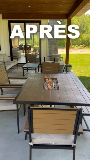 Jonathan Fortin Instagram - Touche finale signé @rona.ca 😍

C’est tout ce qui manquais pour que cette terrasse là soit parfaite à nos yeux 🥹 

Les kits de salle à manger, de « salon » et le tapis extérieur habillent parfaitement notre terasse juste à temps pour l’été!

Profitez-en! 

#rona @rona.ca #pub