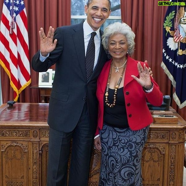 Jonathan Frakes - 10.7K Likes - Happy Birthday @nichellenicholsofficial and Happy New Year Spock aka @BarackObama