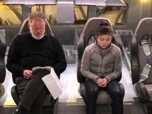 Jonathan Frakes Instagram - With my new #1 @miyacech #ImagineKidsAndFamily #Nickelodeon #Space