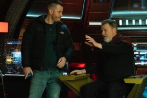 Jonathan Frakes Instagram - With our incomparable VFX wizard #JasonZimmerman @startrekcbs