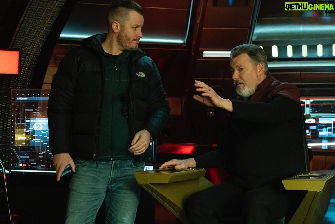 Jonathan Frakes - 8K Likes - With our incomparable VFX wizard #JasonZimmerman @startrekcbs