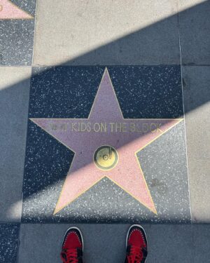Jonathan Knight Instagram - When in Hollywood….. 😍