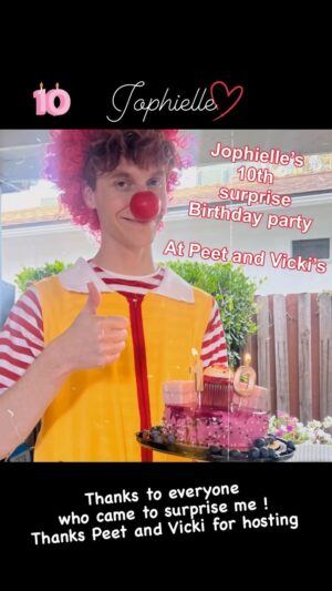 Jophielle Love Instagram - Thank you for the surprise! To everyone that came to surprise me and have fun with me. I love being 10! And thanks for all the great birthday wishes online.