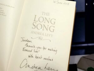 Jordan Bolger Instagram - The long song. I will be forever proud of our rendition. worth a watch if you can find it online. 
And Never forgetting the legendary Andrea Levy, May she rest in peace 🇯🇲❤️ @bbc
