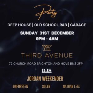 Jordan Davies Instagram - Hope ya all had a Geeat Christmas 🎄

Next up is New Year’s Eve & it’s a big one! Been working away getting prepared for what’s gonna be a wild night…

Make sure you get your tickets & best dress costumes ready for @angelsbarandclub where it’s the masquered ball. I will be there DJ’ing bringing you into the new year with the big countdown & champagne celebrations. 
 
Then it’s @thirdavenuehove with them releasing the third wave of tickets for @b.roll.singh_presents where you’ll catch me there late until 4am in the morning with all your sexy house & garage vibes 😎

Make sure you hit the venues up for tickets as not to miss out 💥 Can’t wait to be partying & finishing the 2023 season in style 🤘🏼🎧