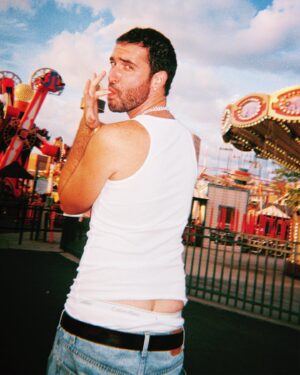 Jordan Firstman Instagram - Sat down with everyones favorite guy Robert Pattinson for @interviewmag and had a sweet and earnest conversation for once in my god damn life!! 
Then @martine.tv took these absolutely deranged photos of me on Coney Island featuring @samwilkes and @sebastiansilva79 who also did my hair and makeup in a very professional way! “I love my life, I love this record, and 
Mi amore vole fe!” -lady Gaga 
Link to the full interview in my stories.