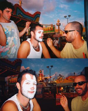 Jordan Firstman Instagram - Sat down with everyones favorite guy Robert Pattinson for @interviewmag and had a sweet and earnest conversation for once in my god damn life!! 
Then @martine.tv took these absolutely deranged photos of me on Coney Island featuring @samwilkes and @sebastiansilva79 who also did my hair and makeup in a very professional way! “I love my life, I love this record, and 
Mi amore vole fe!” -lady Gaga 
Link to the full interview in my stories.