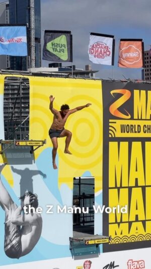 Jordan Watson Instagram - I jumped at the FINALS! What score do you give me? 
#Manu #TipTop #NewZealand #Aotearoa #Kiwi
