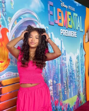 Jordyn Curet Instagram - 🔥elemental premiere💧
.
.
.
this movie was sooo cute! 🥹I would definitely watch again. thank you @disney @pixar @pixarelemental for the invite!
.
.
#jordyncuret #mayhementertainmentpr #elemental #elementalpixar #elementalpremiere #disney #younghollywood #youngactress #dbatalent