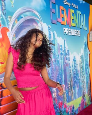 Jordyn Curet Instagram - 🔥elemental premiere💧
.
.
.
this movie was sooo cute! 🥹I would definitely watch again. thank you @disney @pixar @pixarelemental for the invite!
.
.
#jordyncuret #mayhementertainmentpr #elemental #elementalpixar #elementalpremiere #disney #younghollywood #youngactress #dbatalent