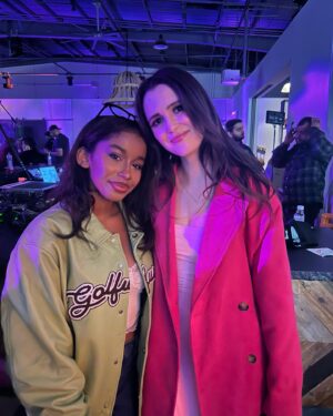 Jordyn Curet Instagram - #grammysnextgen 🫶
I had a blast attending this party and meeting the extremely talented @lauramarano ❤️ Thank you @mayhementertainmentpr and @recordingacademy for the invite !!
.
.
.
.
.
#jordyncuret #recordingacademy #grammys2024 #sweetyhigh #lauramarano #gettyimages #golfwang #sonos #grammysnextgenparty #mayhementertainmentpr