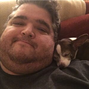 Jorge Garcia Instagram - Today we said goodbye to the old lady. Lemon-ball champion 2010. Hawaiian gecko hunter. Pillow stuffer. Clinical body leaver. Stranger danger warner. Shoulder snuggler. Smidge ( #dontcallmesmudge )thanks. Thanks for the fourteen years. 

The first photo was taken by my two year old. My wife gave her the phone and told her to take pictures of things she loved. 83 pics of mostly the dogs and my wife’s boobs.