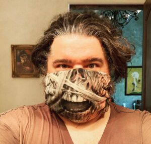 Jorge Garcia Instagram - Sewed it myself. Believe it or not. (Well believe it, it’s a pretty sloppy sew. Threads sticking out all over the place.) New life for an old shirt.