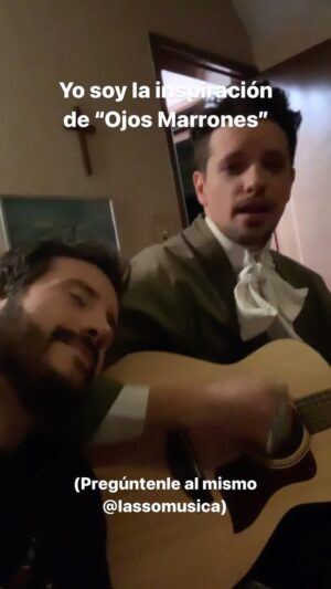 Jorge Ulloa Instagram - Yo soy la inspiración de “Ojos Marrones”. 
Pregúntenle a @lassomusica ;)