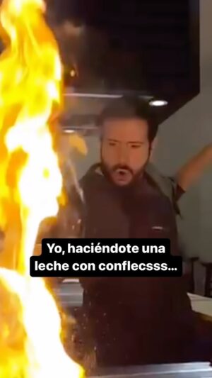 Jorge Ulloa Instagram - Y eso que no me has visto freír un huevito… #cocina #fuego #cornflakes #cereal
