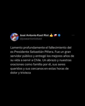 José Antonio Kast Instagram - ⚫️