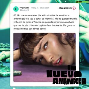 José Corbacho Instagram - ¡Felices de que #UnNuevoAmanecer os haya gustado! 💖🌅
 
¡No te pierdas la temporada completa ya disponible en #atresplayer! 💥