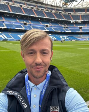 José María Gutiérrez Instagram - Ya estamos en el Bernabéu vamosssssss @realmadrid ❤️ #clasico .