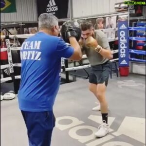 Jose Ramirez Instagram - Dandole Duro 🥊🔥 #TeamRamirez #RGBA #AllGloryToGod #Feb1st 🇨🇳 on @espn