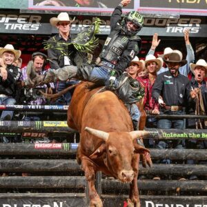 José Vitor Leme Instagram - This week we got the news that Wooppa retired from the sport of bull riding.
 Wooppa had such a great career, one of the most talented bulls in history, I wanted share with y’all some moments him and I had together that I’m sure will be not only be on my mind forever but in the history books too. 
 We met 5 times, I won 4 and on his very last out he won it, very well deserved. 
Together we had the first and second highest score of the history, 97,75 and 98,75 points. 
 Wooppa is the most special bull for me in my career, thanks to him I got 2 World Titles, I wish he could keep bucking and helping me win some more but I’m sure Larry,  @laramie.wilson and @katiepersch have special plans for him in the future, maybe I’ll have a chance to ride the little Wooppa’s that will come. 

Enjoy your retirement buddy, you deserve it, I will see you someday at the practice pen maybe 😅🙌🏻

Photos 📸: @constancejaeggi @andresilvaphoto @official_monson_photography @bullstockmedia 

Videos 🎥: @pbr @pbrbrazil 

Sponsored by: @yeti @monsterenergy @ariatinternational @canamoffroad