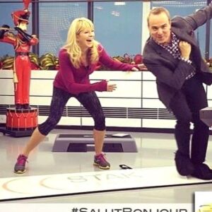 Josée Lavigueur Instagram - @gino_chouinard tu vas nous manquer! À mon tour de partager quelques souvenirs…  Je n’ai que de beaux moments en tête sur le plateau de Salut Bonjour!  Merci pour ce grand privilège…  Merci Gino, d’avoir mis ma mission en lumière et d’avoir contribué à faire bouger les Québécois ! Je sais que la suite de ton parcours ne peut qu’être WOW! …  Voici quelques images  variées entre 2000 et 2020… J’ai rencontré sur ce plateau des gens, si généreux, et si talentueux! 💙🧡 quant à toi, @lortieem … tu seras parfaite ! Je suis ta fan NO1😀 et je suis si heureuse pour toi 💫
Vous êtes tous les deux, comme Guy, Mongrain, Des modèles d’animateurs intègres brillants et inspirants❤️🩵🧡