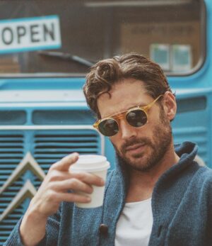 Joseph Cannata Instagram - ⁣
I am happy on my own, ⁣
So here I’ll stay 😎⁣
⁣
#FreshCafé #FreshPerm⁣
#FreshAir ⁣