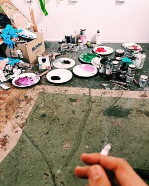 Joseph Lee Instagram - My paintings never dry on time. Hope you enjoy