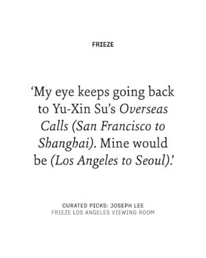 Joseph Lee Instagram - Joseph Lee’s Top Picks from the Frieze Los Angeles Viewing Room 2024 ⭐️🎨
 
The actor @joeyunlee of @netflix and @a24 series BEEF selects Yu-Xin Su’s poetic clock stuck between time zones, a dreamy bedroom scene by Hugh Steers and a portrait by George Condo, among others.
 
🔗 Hit the link in bio to read more, and explore the Frieze Viewing Room from 22 February – 8 March
 
#FriezeLA #Frieze #FriezeViewingRoom #CuratedPicks #JosephLee #BEEF 

1. Joseph Lee. Photo: Phil Chester
2. Hugh Steers, At the Mirror, 1987. @alexandergrayassociates 
4. Yu-Xin Su, Overseas Calls (San Francisco to Shanghai), 2022 @madeingallery 
6. George Condo, Old Man Portrait, 2011 @spruethmagers 
8. Claudia Keep, Heading North, 7:45pm, 2023. @parker.gallery