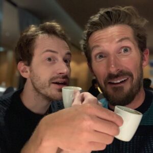 Joseph Mazzello Instagram - Happy Birthday to The Man, The Myth, The Legend, @mrgwilymlee One of my best friends in the entire world, now and forever. Here are some pictures from our incredible weekend getaway in the Swiss Alps this summer playing in the Omega Masters Pro/Am Tournament. The last picture is when he barged into my hotel room and opened the curtains to wake me up and force me to play in the tournament because I had chickened out. One of the many things I am eternally grateful to him for. Love you Gwil!