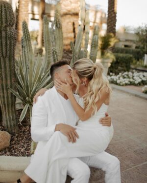 Josh Brueckner Instagram - I love you babe, today’s the day. Can’t wait to promise myself to my best friend❤️ 
#jatiewedding #wedding #married