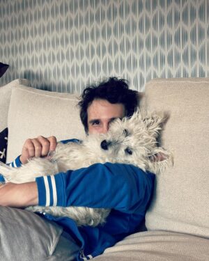 Josh Groban Instagram - Happy belated puppy day from rascal boy who smells of oats and mischief (George)