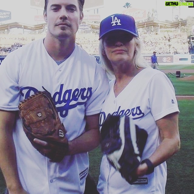 Josh Henderson - 4.9K Likes - I’ve lived in LA for almost 20 years. My mother got to watch me throw out the first pitch a few times. Congrats @dodgers y’all deserve it !!