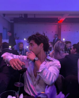 Josh Heuston Instagram - Thank you @tagheuer for having me 💙 Celebrating the new Sydney boutique.