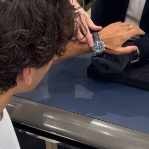 Josh Heuston Instagram - Thank you @tagheuer for having me 💙 Celebrating the new Sydney boutique.