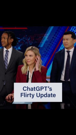 Josh Johnson Instagram - Just look at what OpenAI’s new, horny ChatGPT is doing to @desilydic, @joshjohnsoncomedy, and @ronnychieng