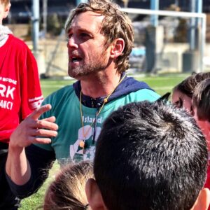 Josh Lucas Instagram - My father was my coach with this shirt 40 years ago. Today THE FIGHTING FLOUNDERS begin their season! @brooklynbridgepark