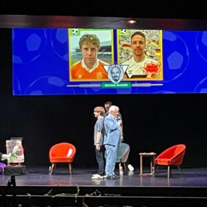 Josh Widdicombe Instagram - Just me and Kevin Keegan, two best mates checking who is taller
