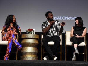 Joshua Henry Instagram - Thank you @abcnetwork for hosting this amazing Beauty and the Beast FYC Emmy event. Loved getting to see my cast mates and getting lost in the @disney magic again 🏰 #beautyandthebeast
